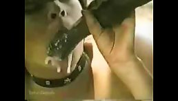 Cum in her mouth - Horse sex free