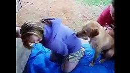Dog fuck woman hardcore
